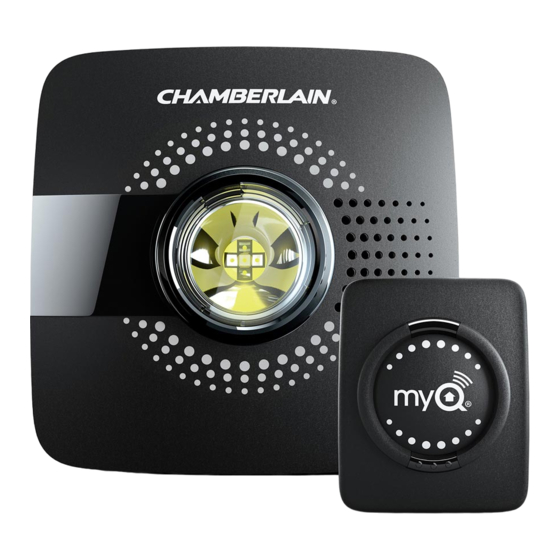 Chamberlain MyQ Quick Start Manual