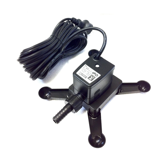 Speck pumpen BADU Spyder I Operating Instructions Manual