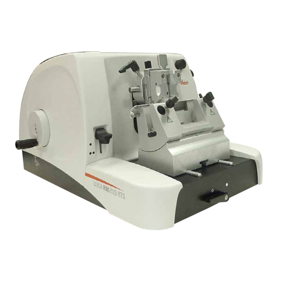 Leica RM2125 RTS Standard Operating Procedure