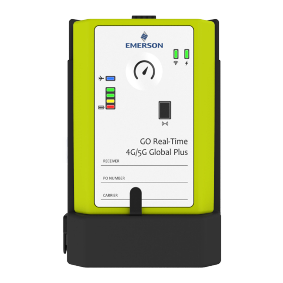 Emerson GO Real-Time 4G/5G Global Manuals