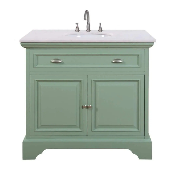 Home Decorators Collection SADIE MD-V1835 Use And Care Manual
