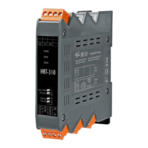 ICP DAS USA HRT-310 Quick Start Manual