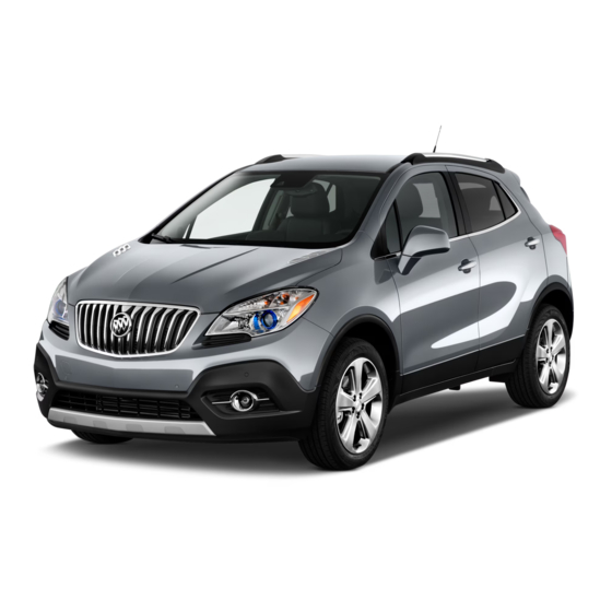 Buick 2013 Encore Owner's Manual