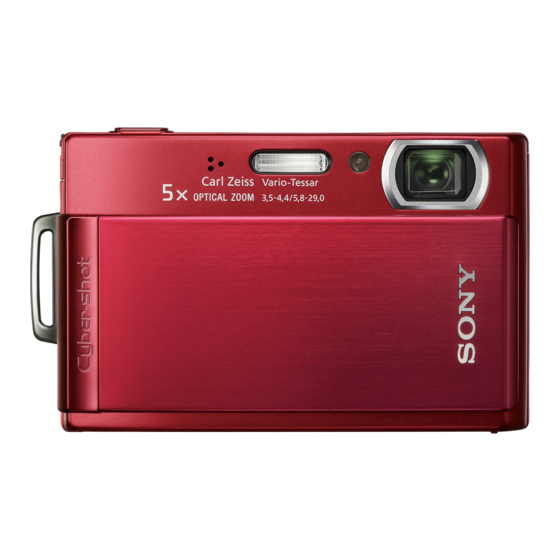 Sony Cyber-shot DSC-T300 Instruction Manual