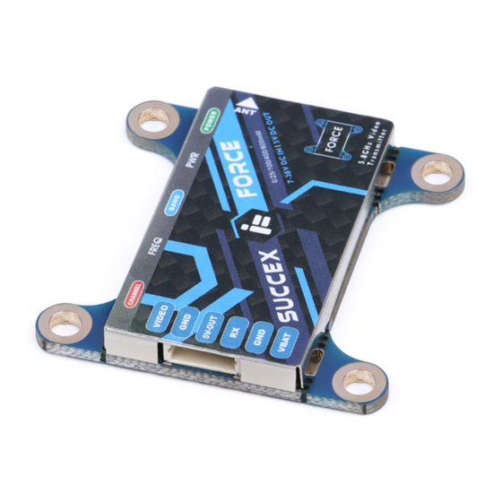 Iflight SucceX-Force 5.8GHz Manual