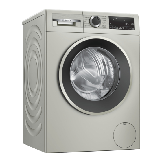 Bosch WGA254XVZA Washing Machine Manuals