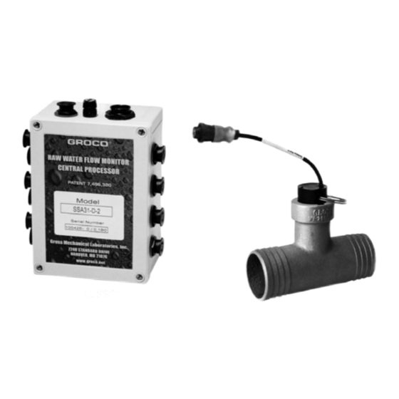 GROCO SSA-3 Series Installation And Operating Instructions