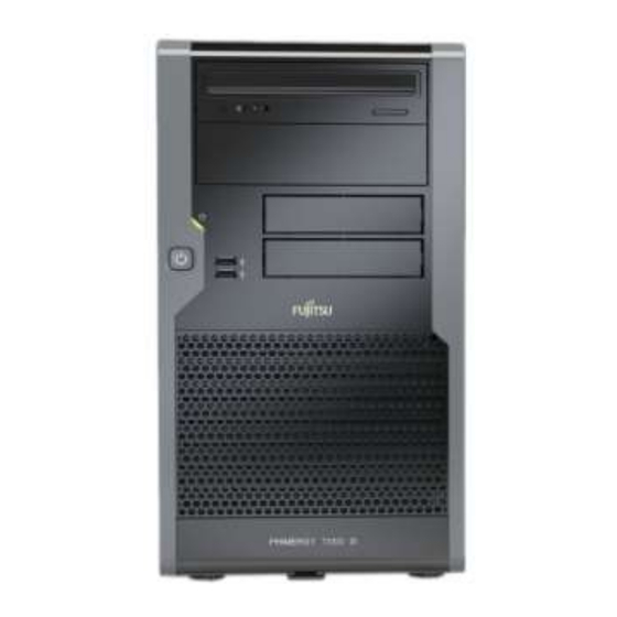 Fujitsu PRIMERGY TX100 S1 Specifications