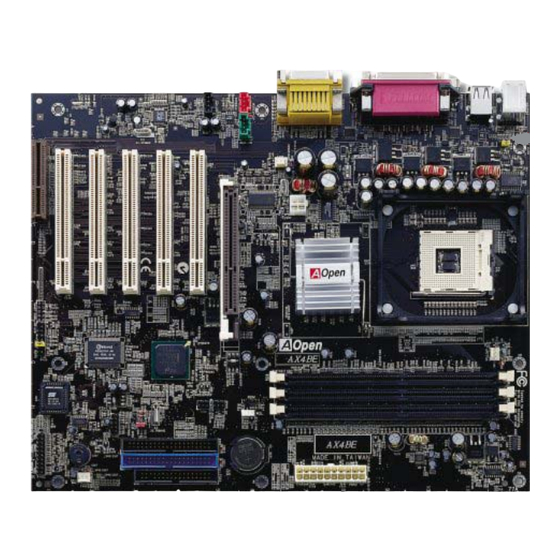 AOpen AX4BE Online Manual