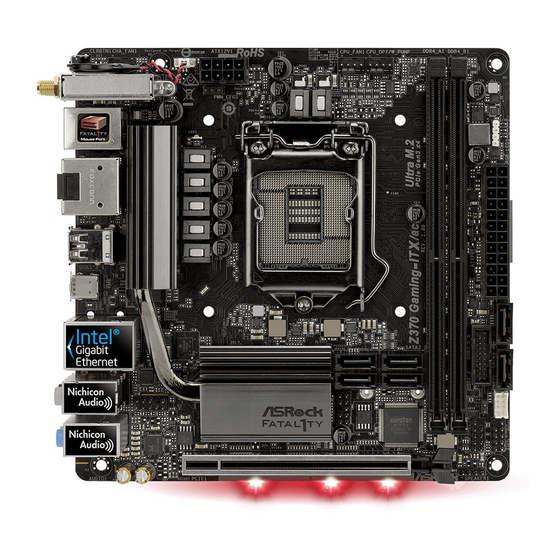 ASROCK Z370 User Manual