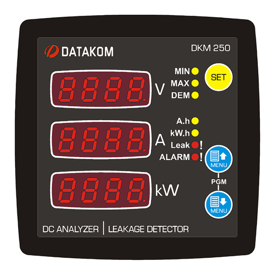 Datakom DKM-250 User Manual