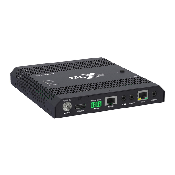 Black Box MCX S7 Series Quick Install Manual And User Manual