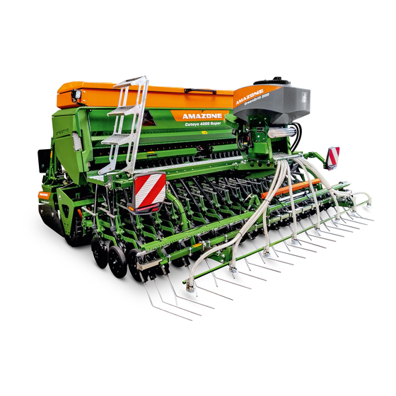 Amazone Cataya 3000 Super Operating Manual