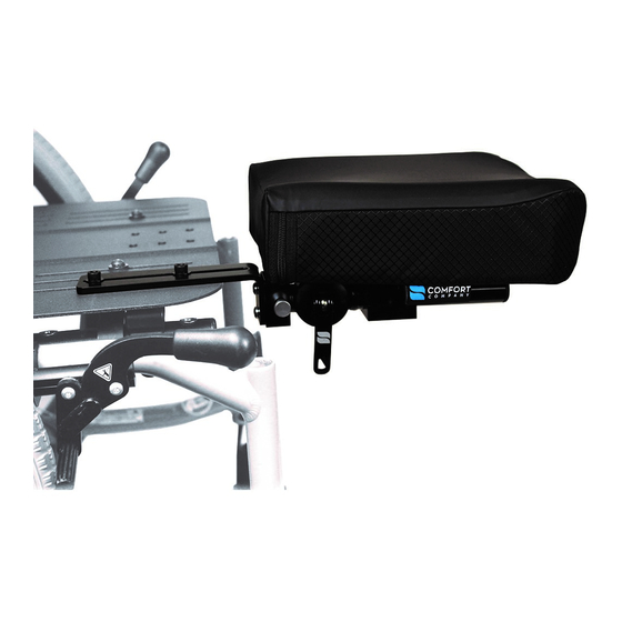 Comfort Company Quick Release Amputee Support Hardware Instructions