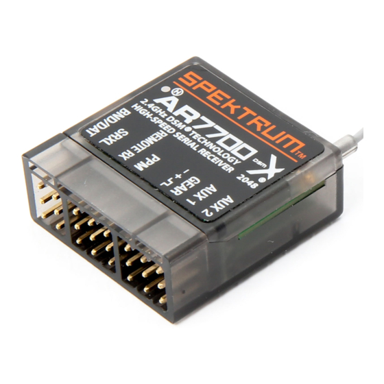 Spektrum AR7700 User Manual