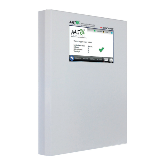 Teknoware AALTO CONTROL TST5108 User Manual