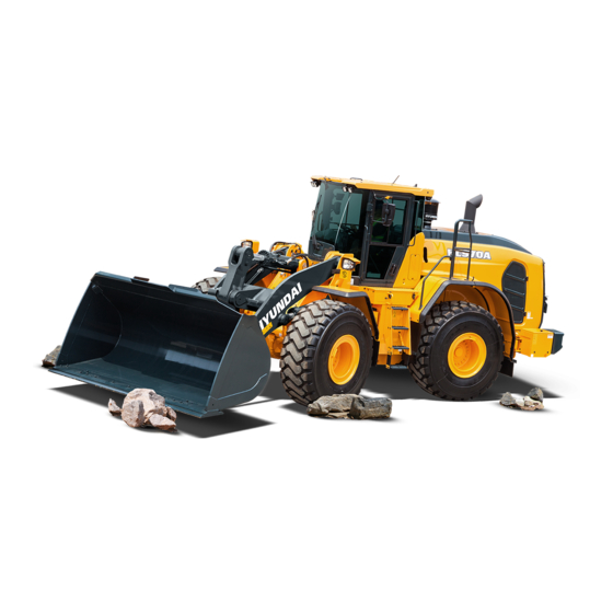 Hyundai HL970A Operator's Manual