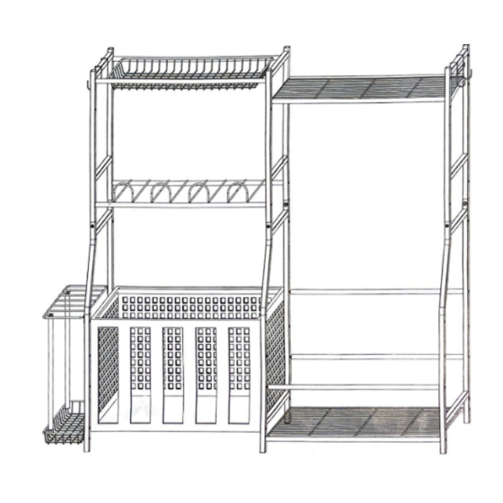 True & Tidy Garage Sports Equipment Organizer Manual