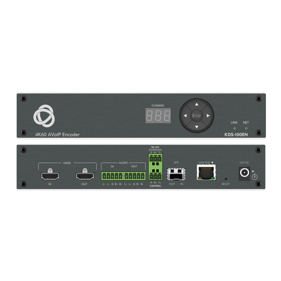 Kramer KDS-100EN User Manual