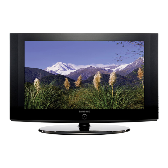 Samsung LN32A330 - 32" LCD TV User Manual