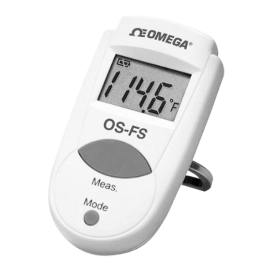 Omega Omegaette OS-FS User Manual