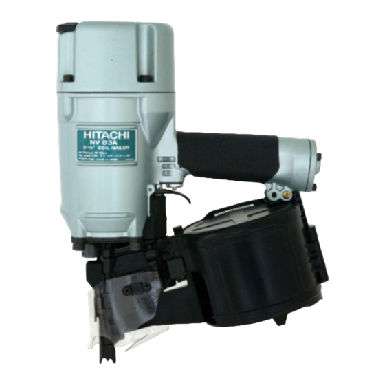 Hitachi NV 83A Handling Instructions Manual