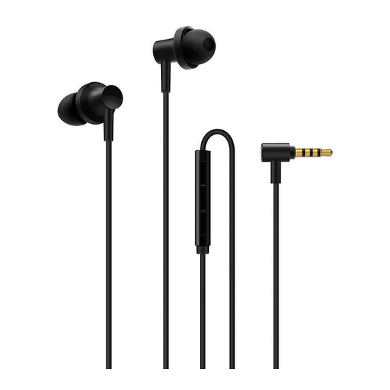 Xiaomi Mi In-Ear Headphones Pro 2 User Manual