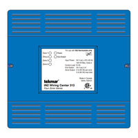Tekmar 313 Installation & Operation Manual
