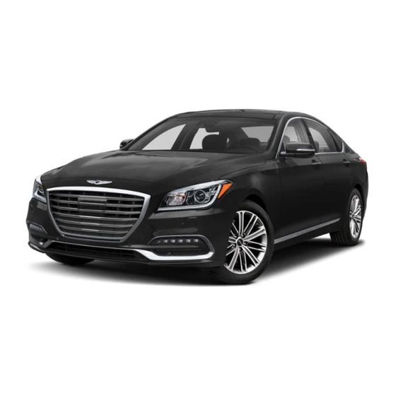 Genesis G80 2019 Getting Started Manual