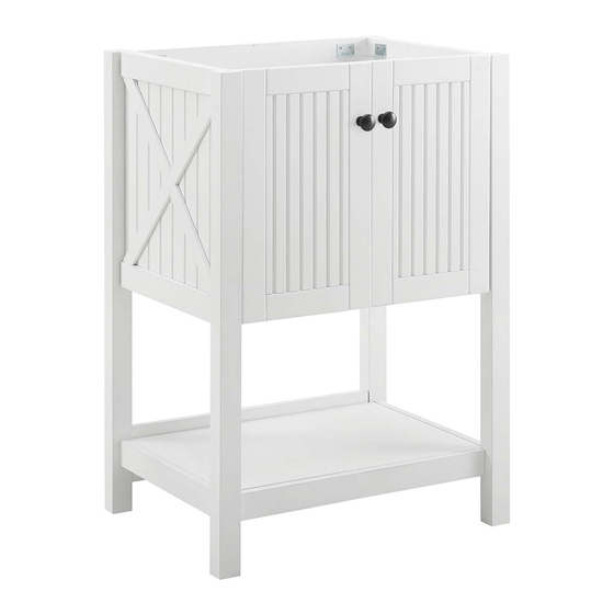modway EEI-3942-WHI Quick Start Manual