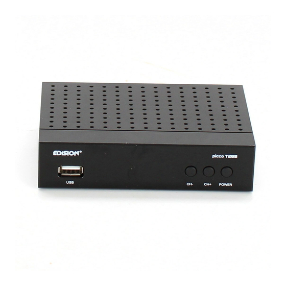 Edison picco T265 Quick Start Manual