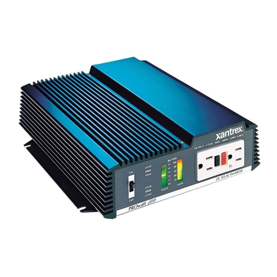 Xantrex PROWatt Series Addendum Owner's Manual