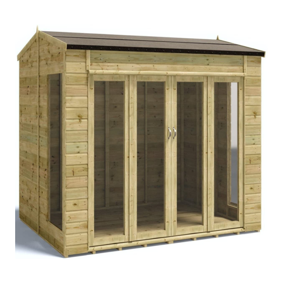 Project Timber Cannes Summerhouse 12x6 Building Instructions
