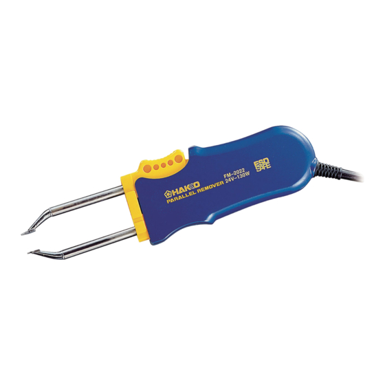 Hakko Electronics FM2022-05 Instruction Manual