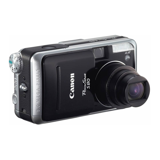 Canon PowerShot A620 - 7.1MP Digital Camera Manuals