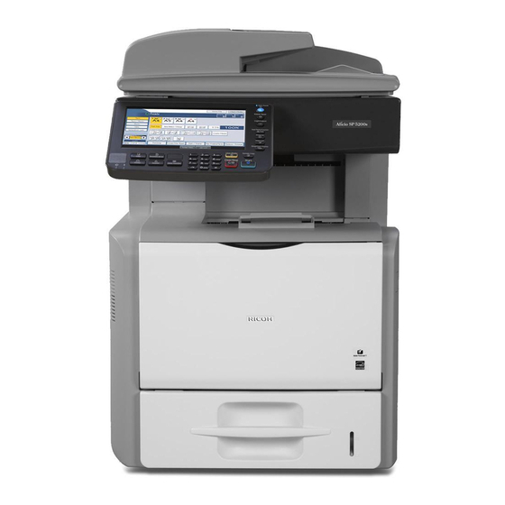 Lanier SP 5210SR Brochure & Specs