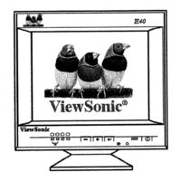 ViewSonic E40-3 Service Manual