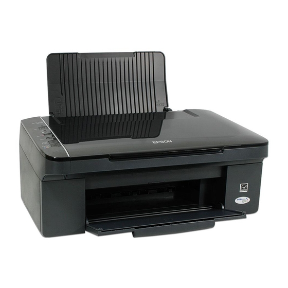 Epson Stylus SX110 Series User Manual