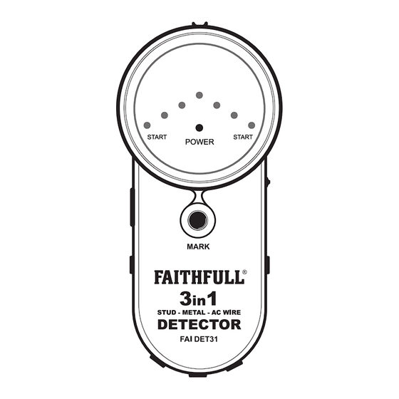 Faithfull FAI DET31 Manuals