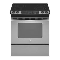Whirlpool GY399LXUS - 30 Inch Slide-In Electric Range Use And Care Manual