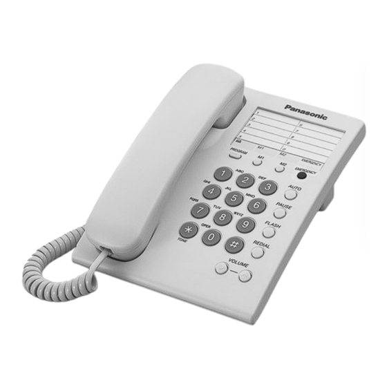 Panasonic KX-TS550B User Manual