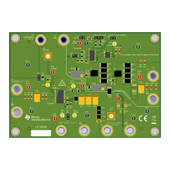 Texas Instruments TPS7H3302EVM LP085 User Manual