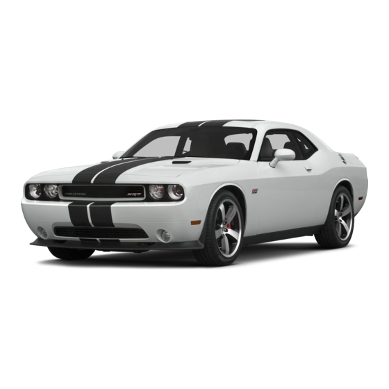 Dodge Challenger 2014 Owner's Manual