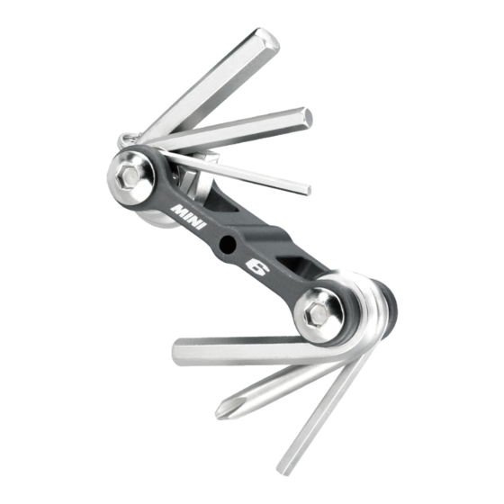Topeak Mini Tool Mini6 User Manual