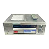 Pioneer D812K - AV Receiver - 5.1 Channel Operating Instructions Manual