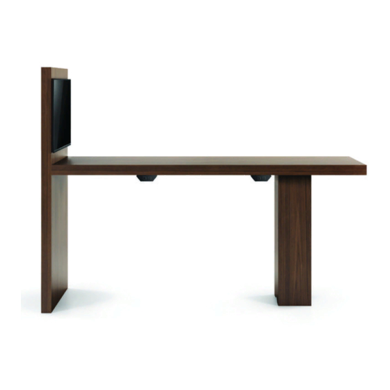 Nucraft Tesano Monitor Table Installation Instructions Manual