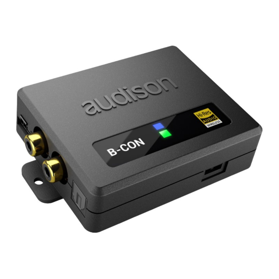 Audison B-CON User Manual