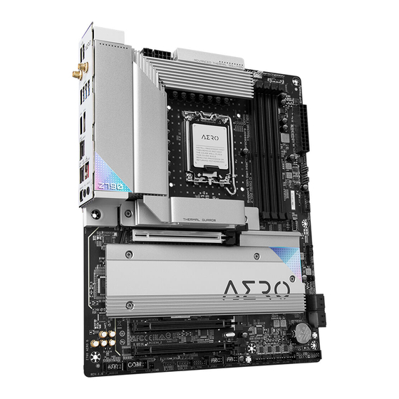 GIGA-BYTE TECHNOLOGY Z790 AERO G User Manual