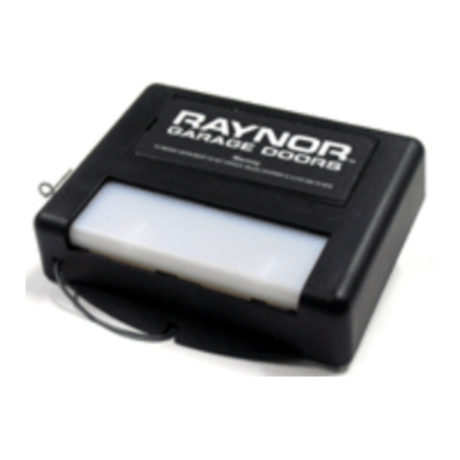 Raynor 545RGD, 545-1RGD, 545-2RGD Safety Signal - Garage Door Opener Manual