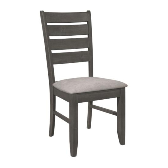 Coaster 102722GRY Assembly Instructions